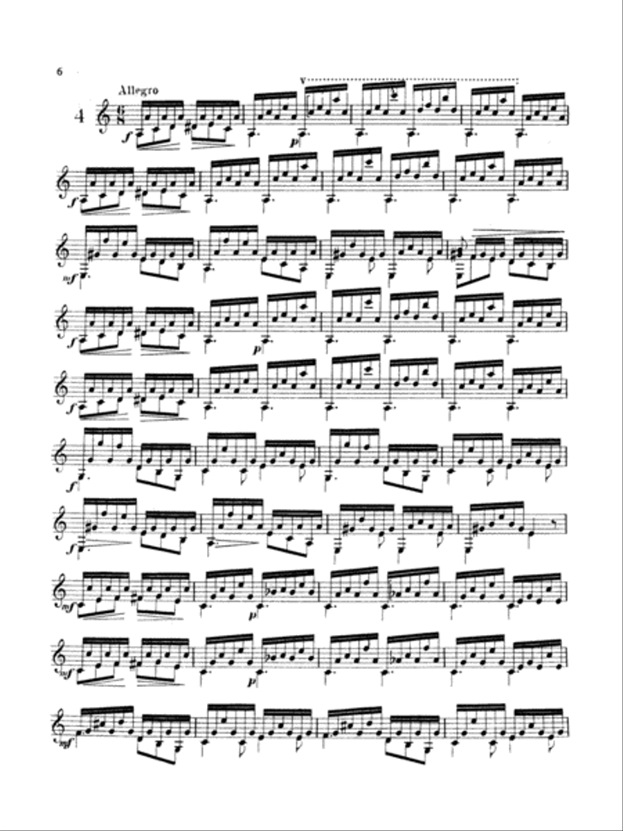 Carcassi & Sor: Easy Classic Guitar Solos Acoustic Guitar scores gallery preview page 5