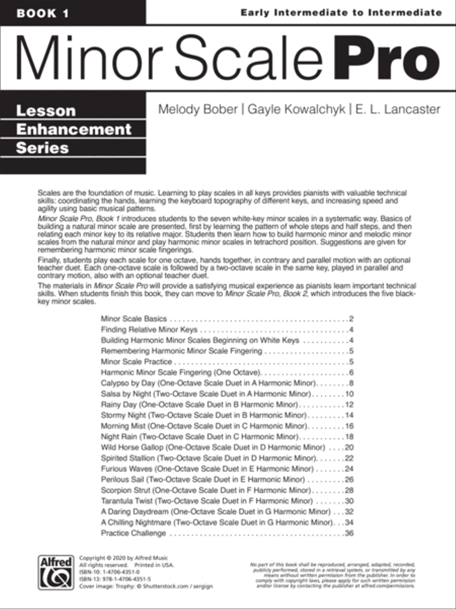 Minor Scale Pro, Book 1 Minor Scale Pro, Book 1 Piano Solo scores gallery preview page 2