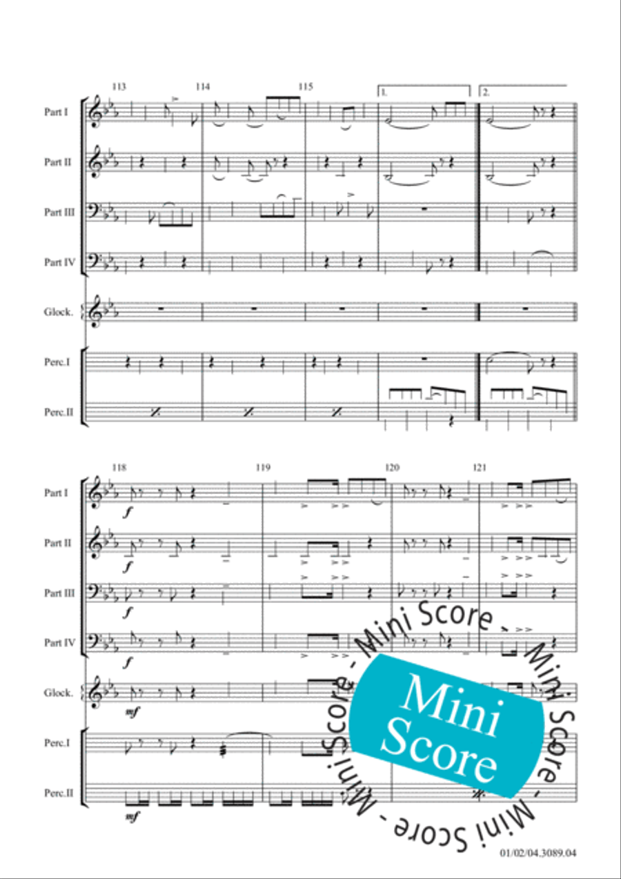 Southern Pictures Brass Ensemble scores gallery preview page 20