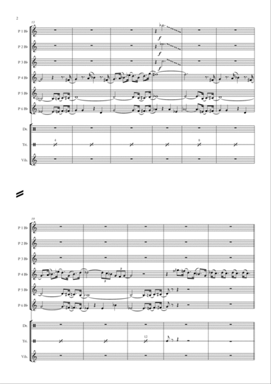 The Pink Panther Concert Band scores gallery preview page 2