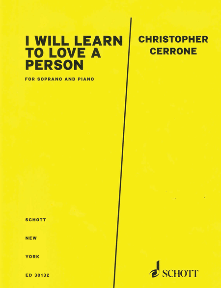 I Will Learn to Love a Person