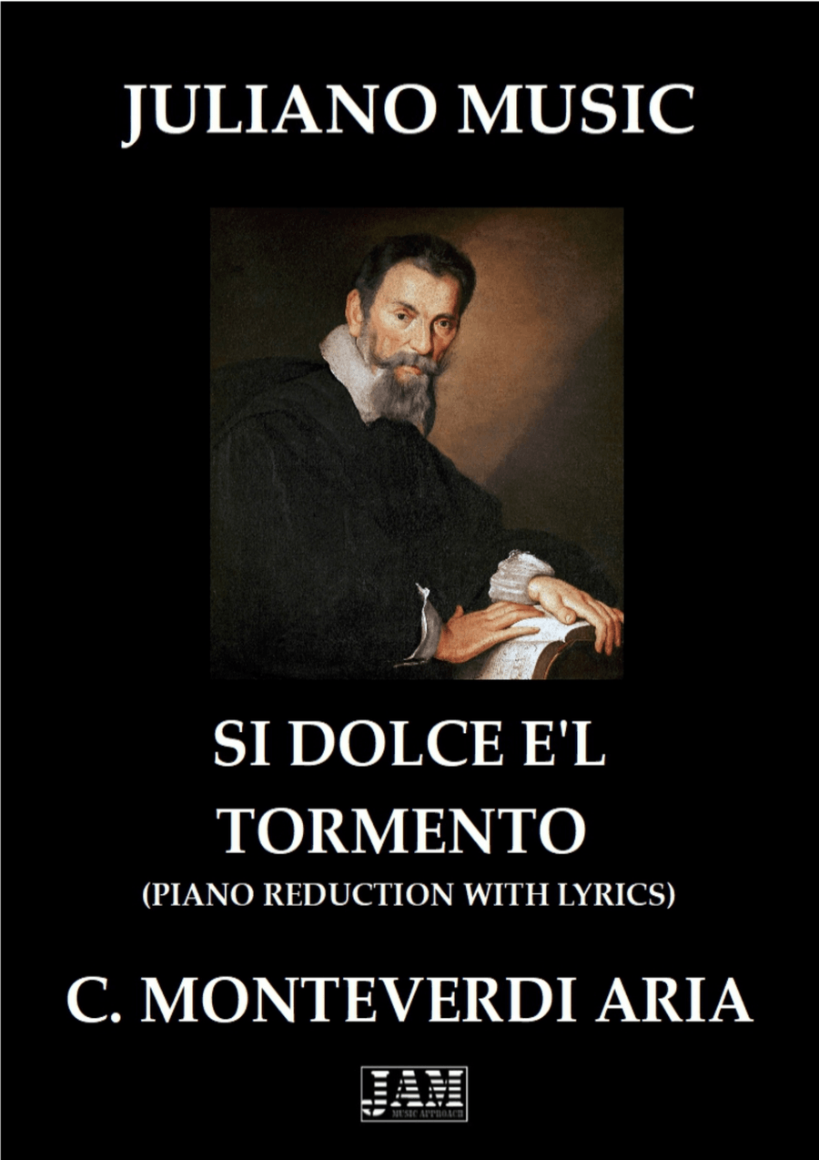 SI DOLCE E'L TORMENTO (PIANO REDUCTION WITH LYRICS) - C. MONTEVERDI Piano Method scores gallery preview page 1
