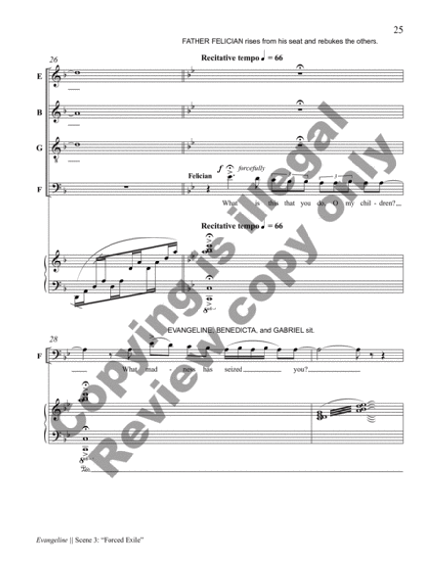 Evangeline Choir scores gallery preview page 17