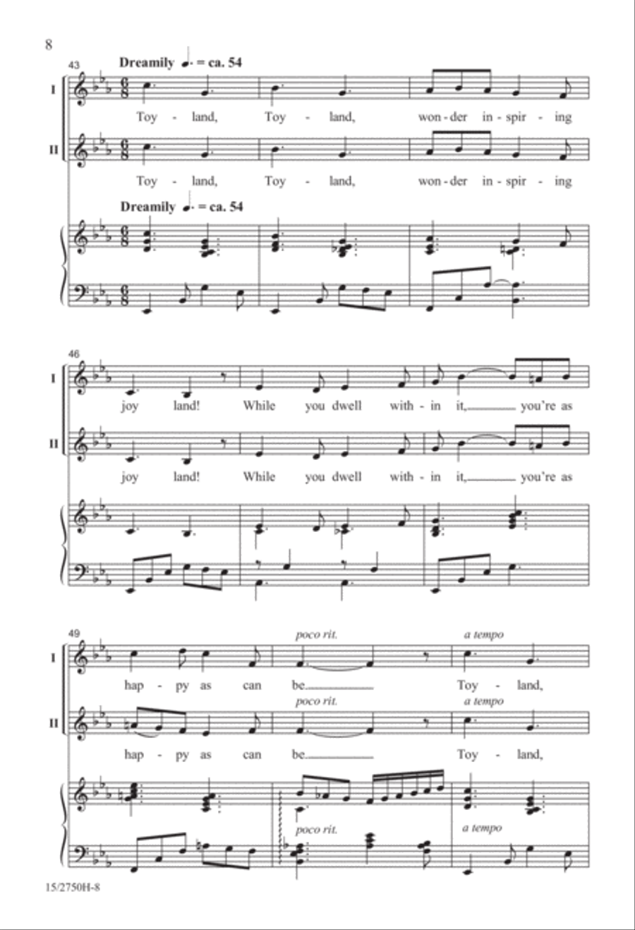 Christmas Toys on Parade 2-Part scores gallery preview page 8