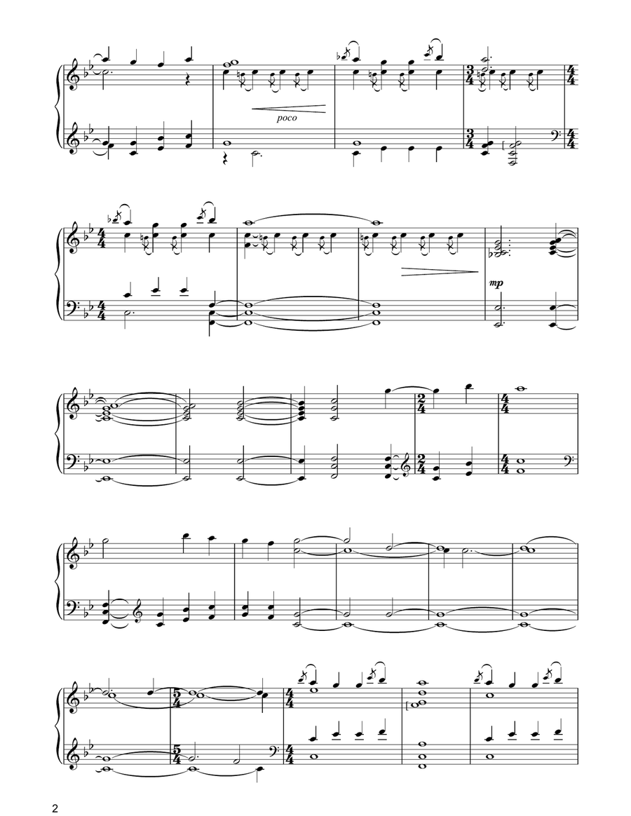 Any Other Name/Angela Undress (from American Beauty) Piano Solo scores gallery preview page 2