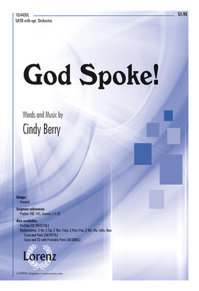 Book cover for God Spoke!