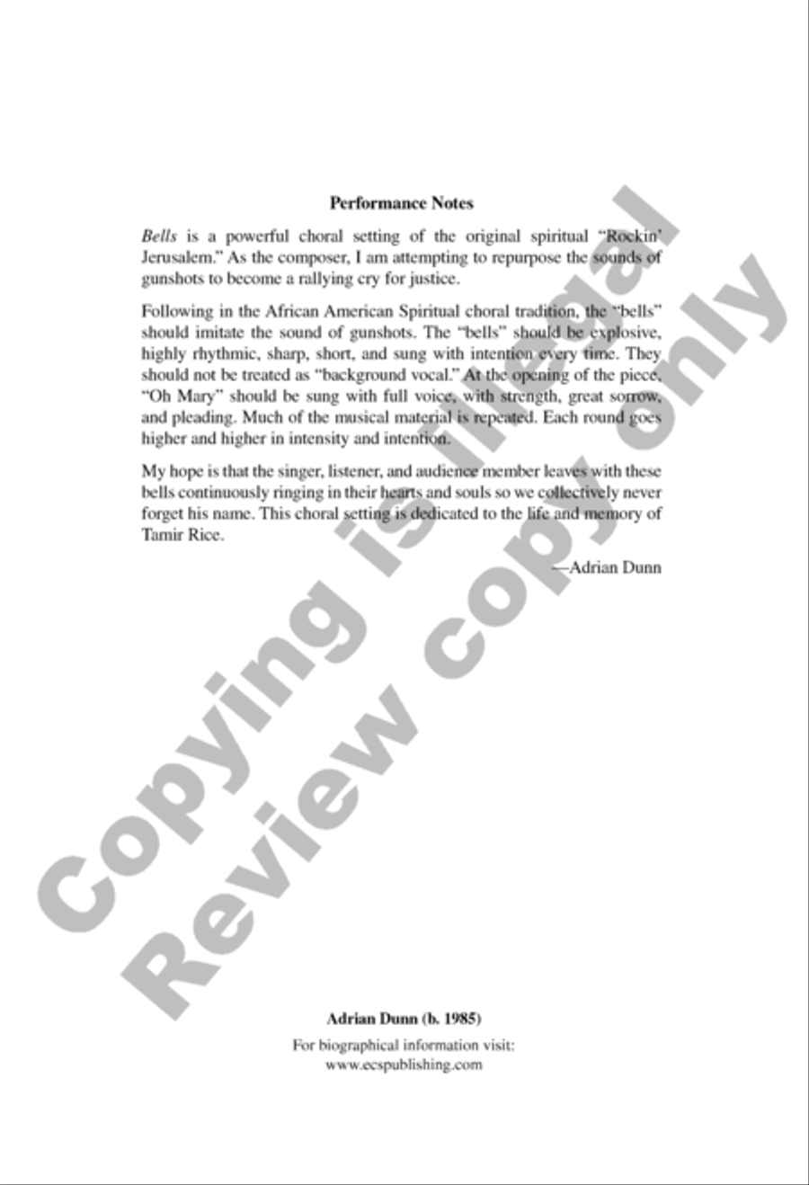 Bells A Cappella scores gallery preview page 3
