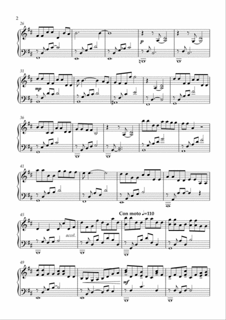 Impromptu #2 Piano Solo scores gallery preview page 2
