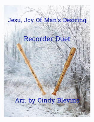 Book cover for Jesu, Joy of Man's Desiring, Recorder Duet