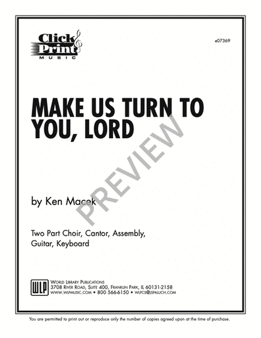 Make Us Turn to You Lord image number null