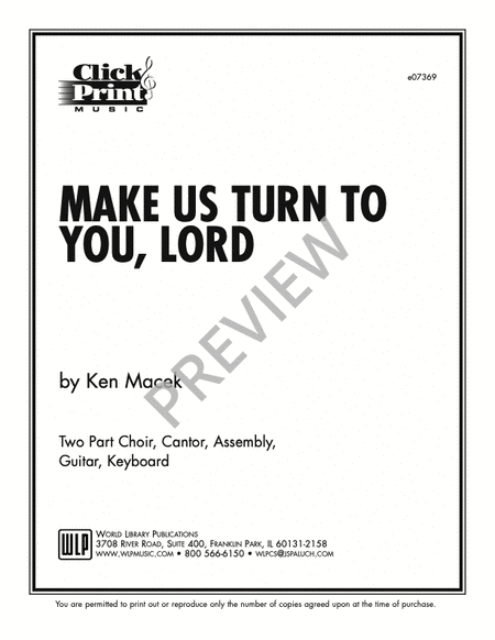 Make Us Turn to You Lord image number null