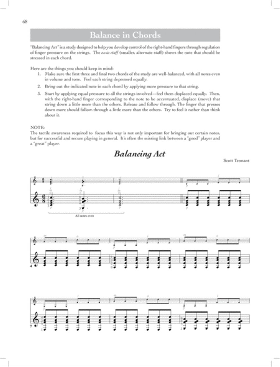 Pumping Nylon Acoustic Guitar scores gallery preview page 5