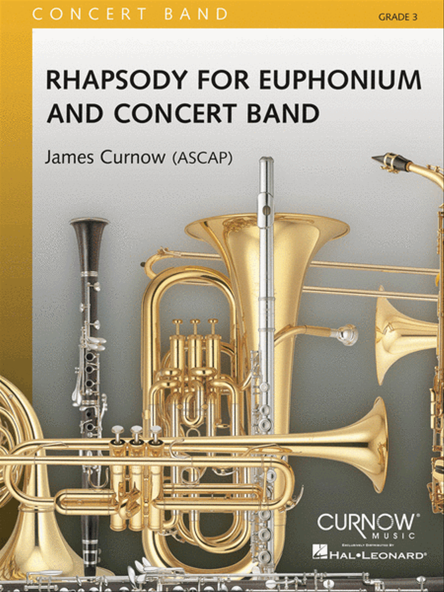 Rhapsody for Euphonium Concert Band scores gallery preview page 1