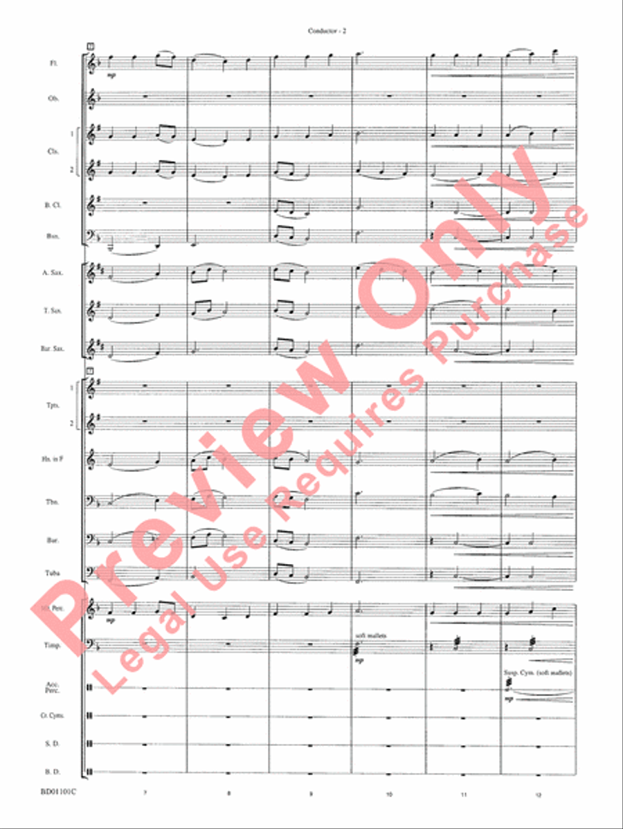 Slane Concert Band scores gallery preview page 5