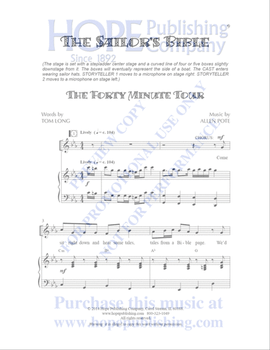 Sailor's Bible Children's Choir scores gallery preview page 10
