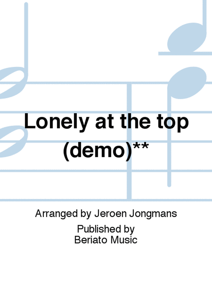 Lonely at the top (demo)**