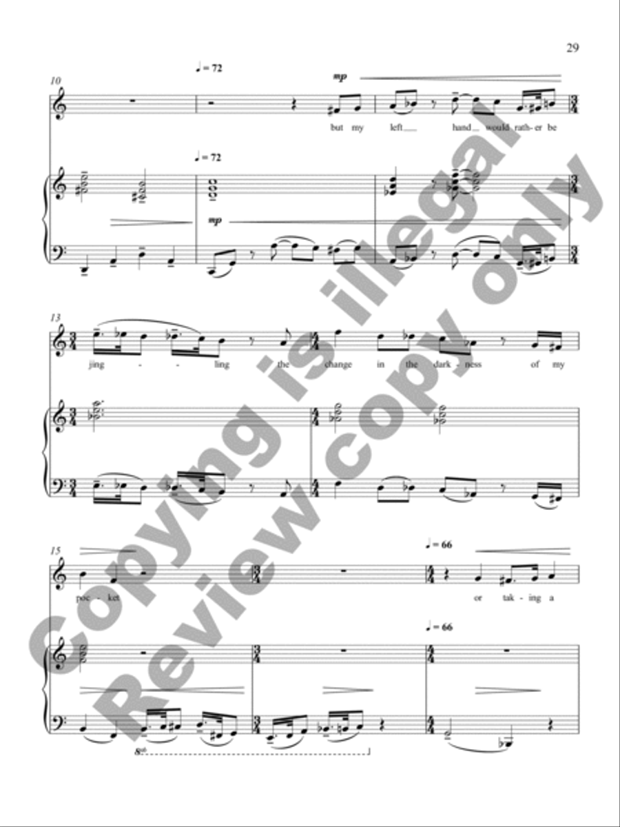 Piano Lessons Tenor Voice scores gallery preview page 20