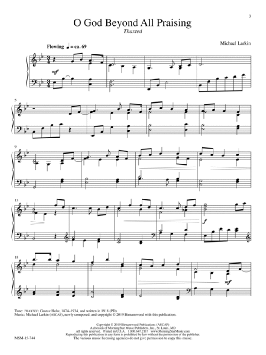 Fairest Lord Jesus: Piano Music for Worship Piano Solo scores gallery preview page 3