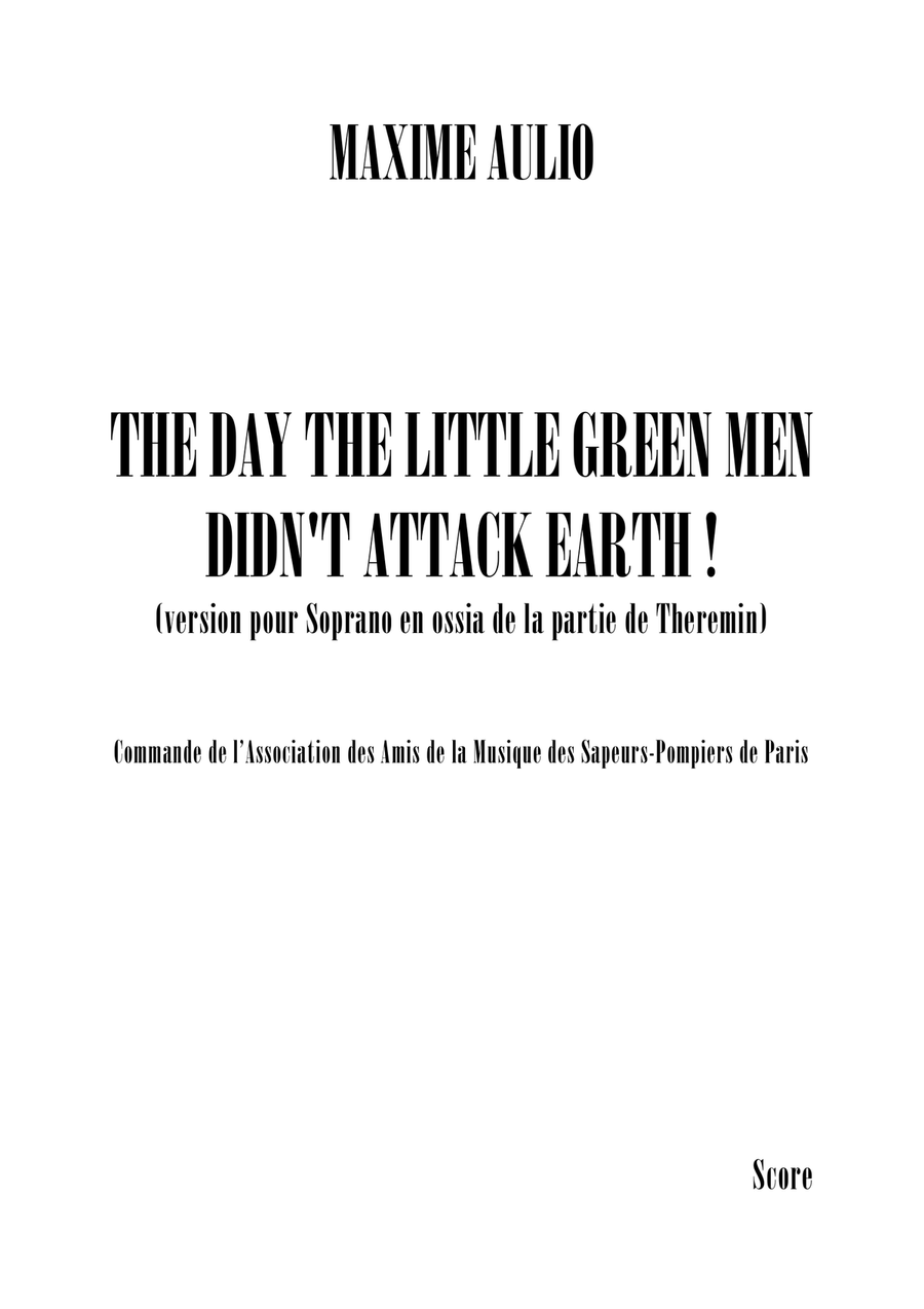 The Day The Little Green Men Didn’t Attack Earth! - Score Only Chamber Orchestra scores gallery preview page 1