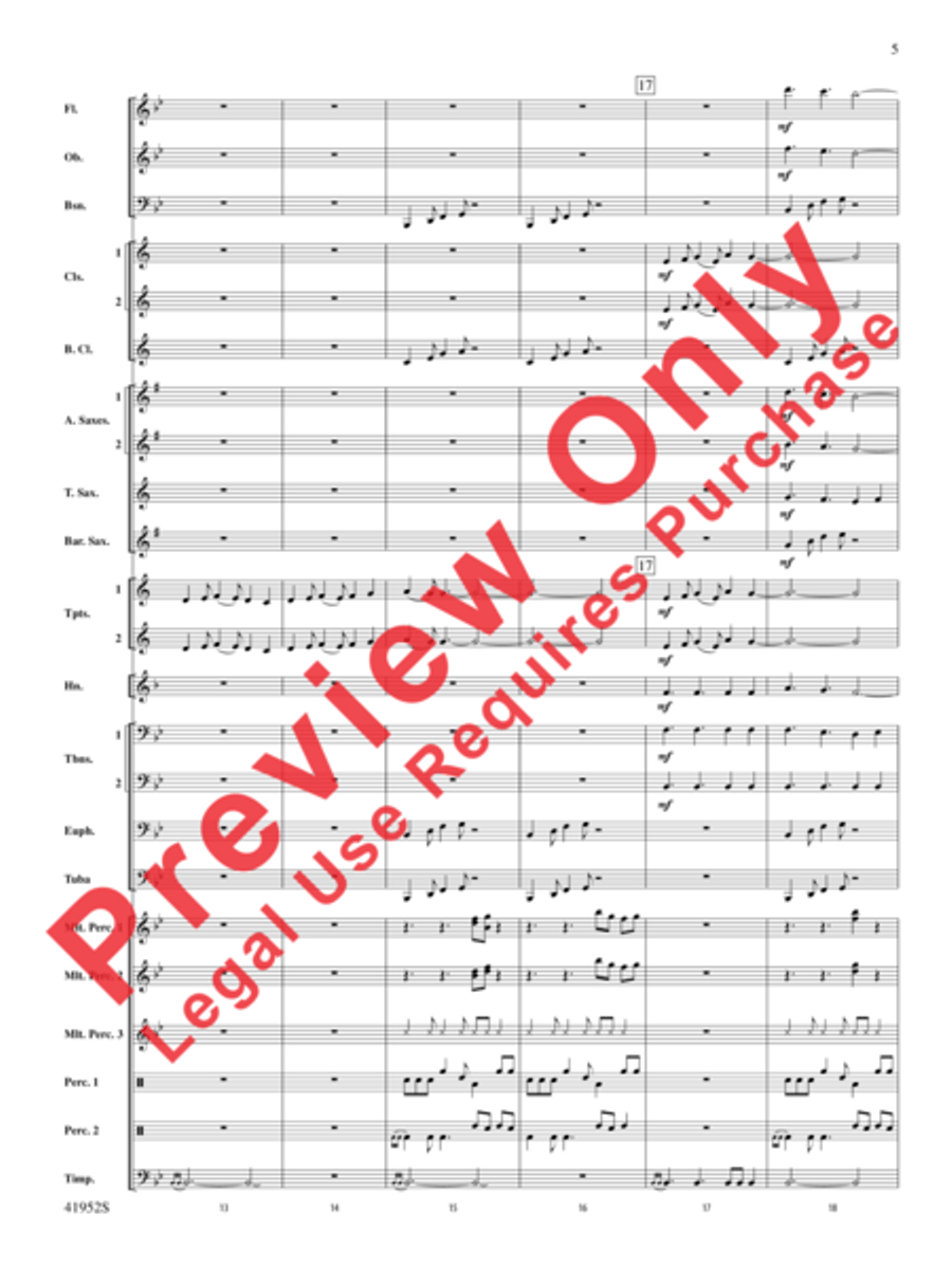 Furaha! Concert Band scores gallery preview page 5