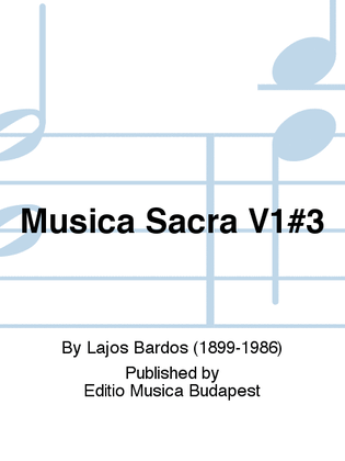 Musica Sacra V1#3