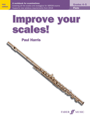 Book cover for Improve Your Scales! Flute, Grades 4-5