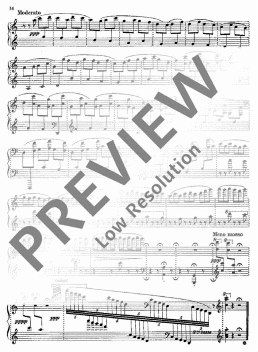 5 Concert Studies Piano Method scores gallery preview page 15