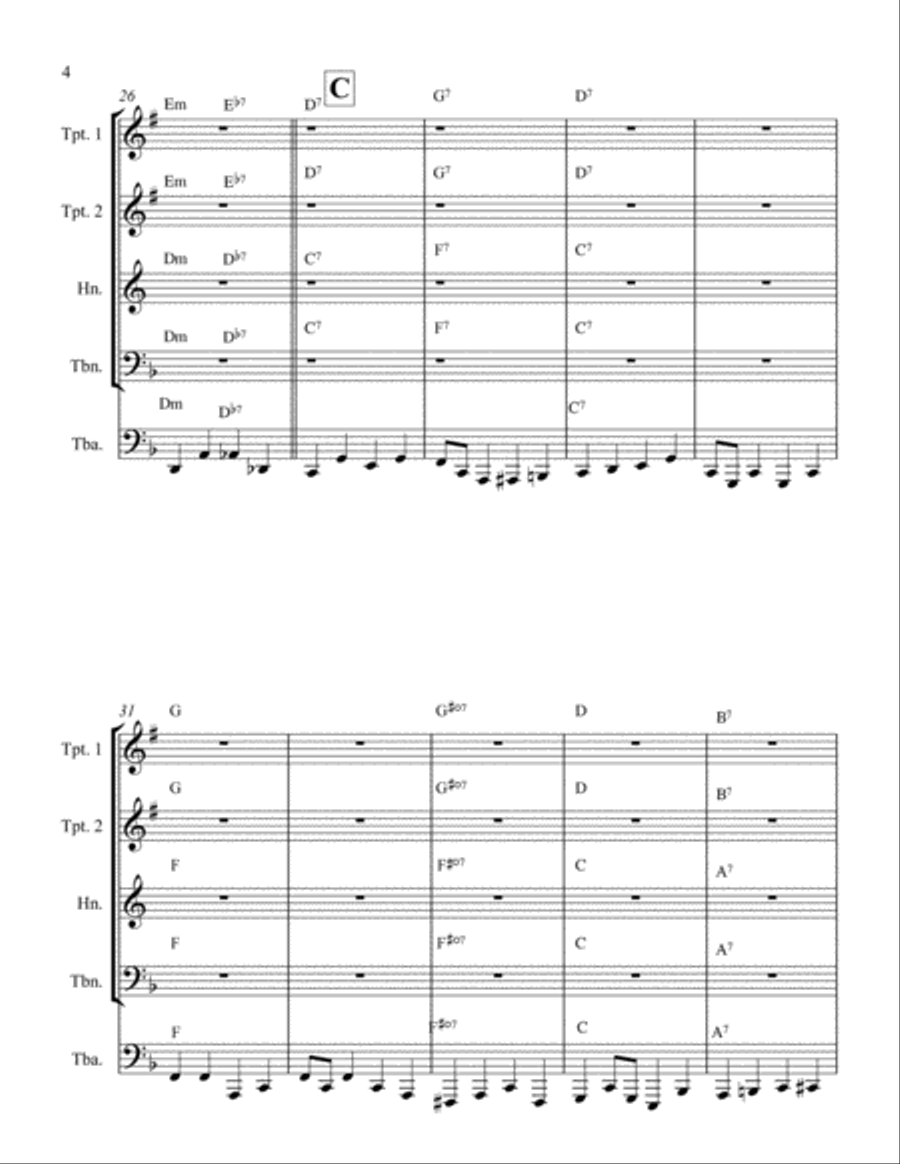 Institutional Blues Institutional Blues Jazz Ensemble scores gallery preview page 4