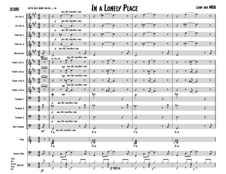 In A Lonely Place Jazz Ensemble Fluegelhorn feature from the CD Popular Culture by the Michael BB Quartet 