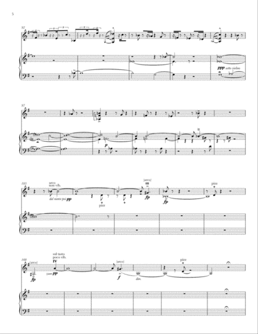 Sonata for violin and piano (2016-17) Violin scores gallery preview page 6