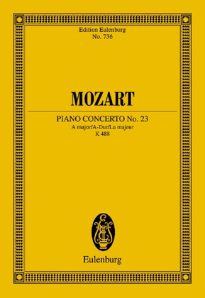 Book cover for Concerto No. 23 A major