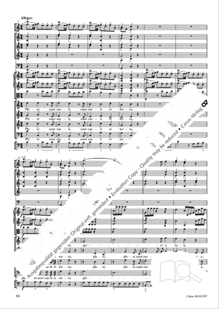 Mass in C (Missa in C) Mass in C (Missa in C) 4-Part scores gallery preview page 87