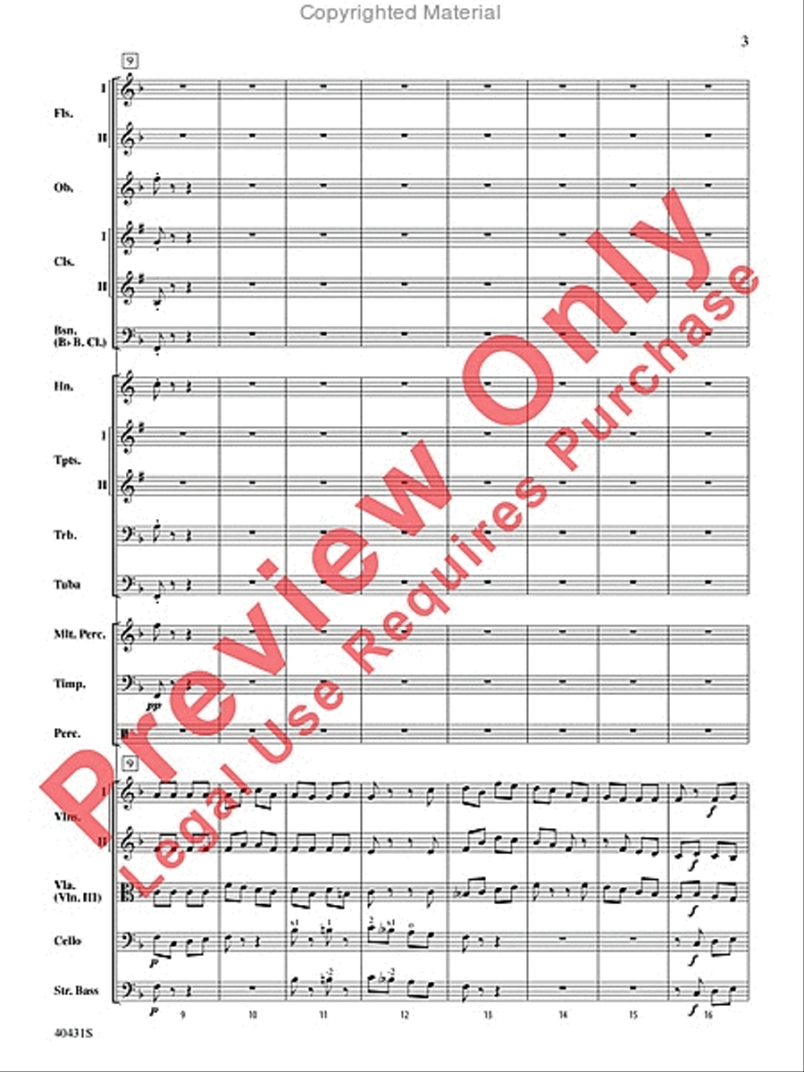 Leroy Anderson's Irish Suite, Part 2 (Themes from) Full Orchestra scores gallery preview page 4
