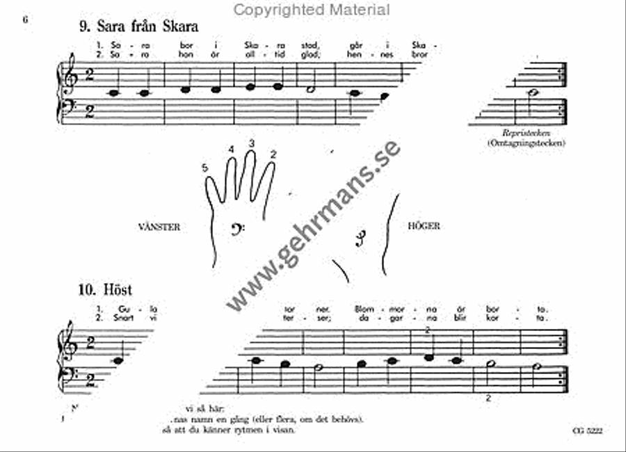Vi spelar piano 1 Piano Solo scores gallery preview page 4