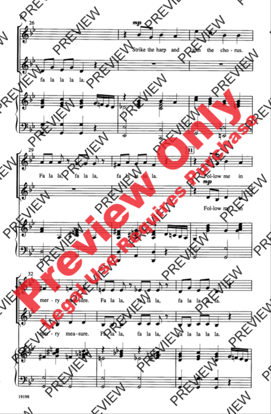 Deck the Nutcracker Hall 2-Part scores gallery preview page 5