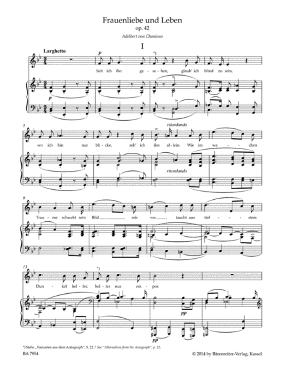 Frauenliebe und Leben op. 42 Voice scores gallery preview page 2