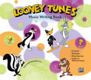 Book cover for Looney Tunes Music Writing Book
