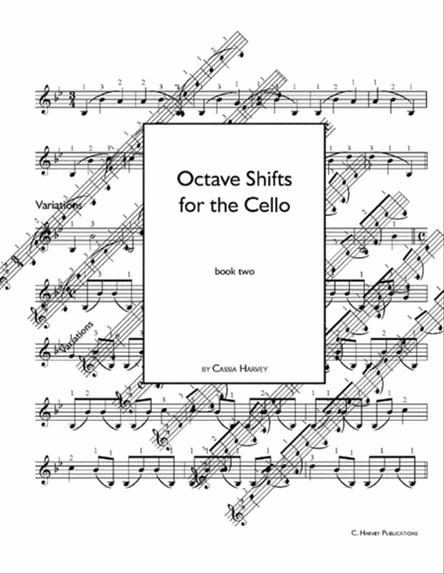 Octave Shifts for the Cello, Book Two Cello scores gallery preview page 1