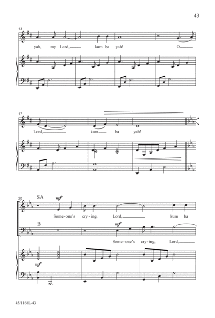 8 Anthems for About 12 Singers 3-Part scores gallery preview page 43