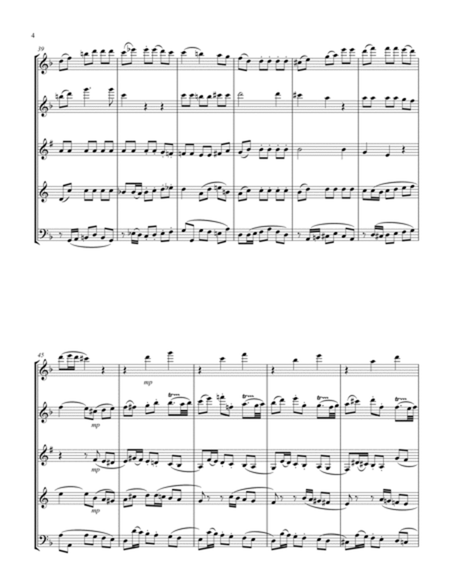 Recordare (from "Requiem") (F) (Woodwind Quintet - 1 Flute, 1 Oboe, 1 Clar, 1 Hrn, 1 Bassoon)