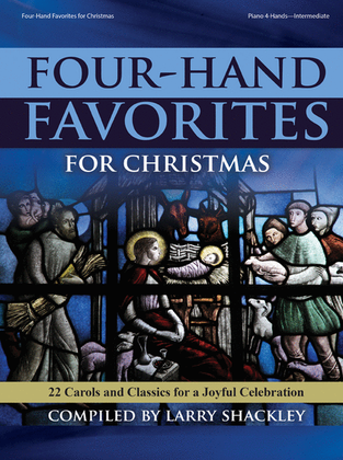 Book cover for Four-Hand Favorites for Christmas