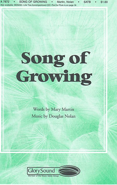 Song of Growing SATB, flute