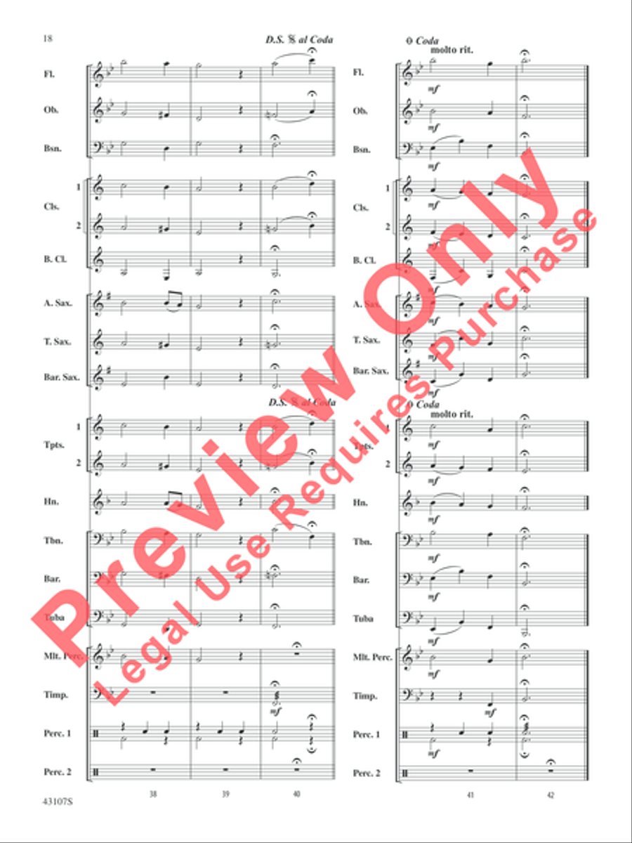 Happy Holidays---Vol. 2 Happy Holidays---Vol. 2 Concert Band scores gallery preview page 10