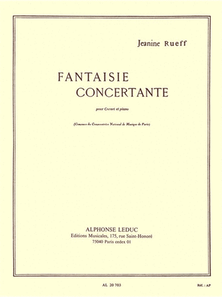 Book cover for Fantaisie Concertante (bb) (trumpet & Piano)