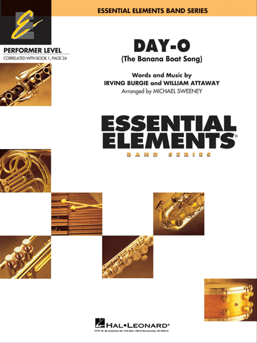 Day-O (The Banana Boat Song) Concert Band scores gallery preview page 1