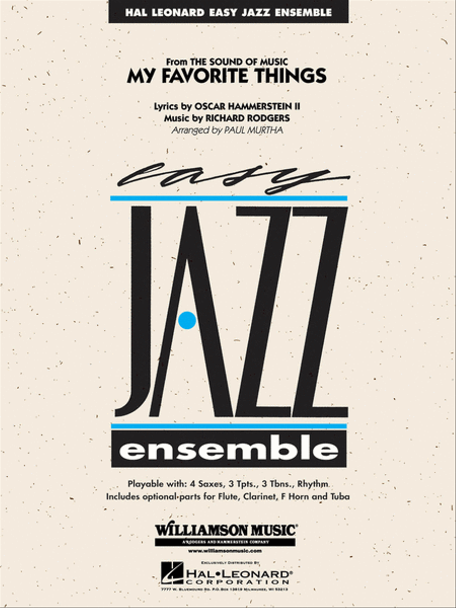 My Favorite Things Jazz Ensemble scores gallery preview page 1