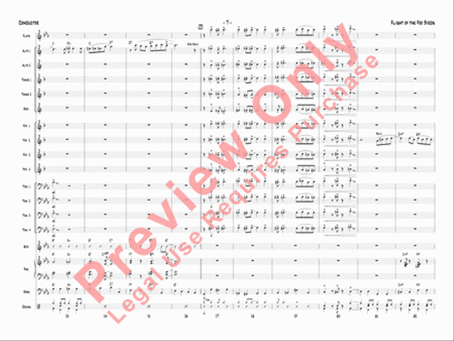 Flight of the Foo Birds Jazz Ensemble scores gallery preview page 10