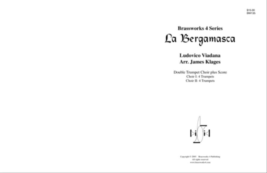 La Bergamasca La Bergamasca Trumpet scores gallery preview page 1