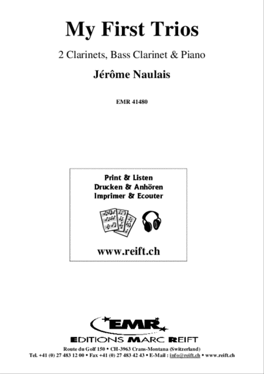 My First Trios Bass Clarinet scores gallery preview page 2
