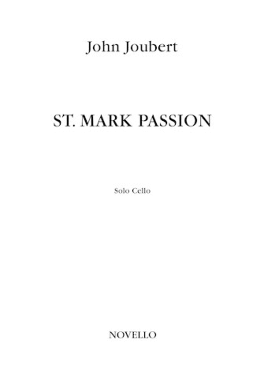 St. Mark Passion Cello Solo scores gallery preview page 1